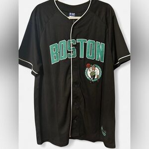 Boston Celtics NBA Basketball Baseball-Style Jersey XL – New With Tags